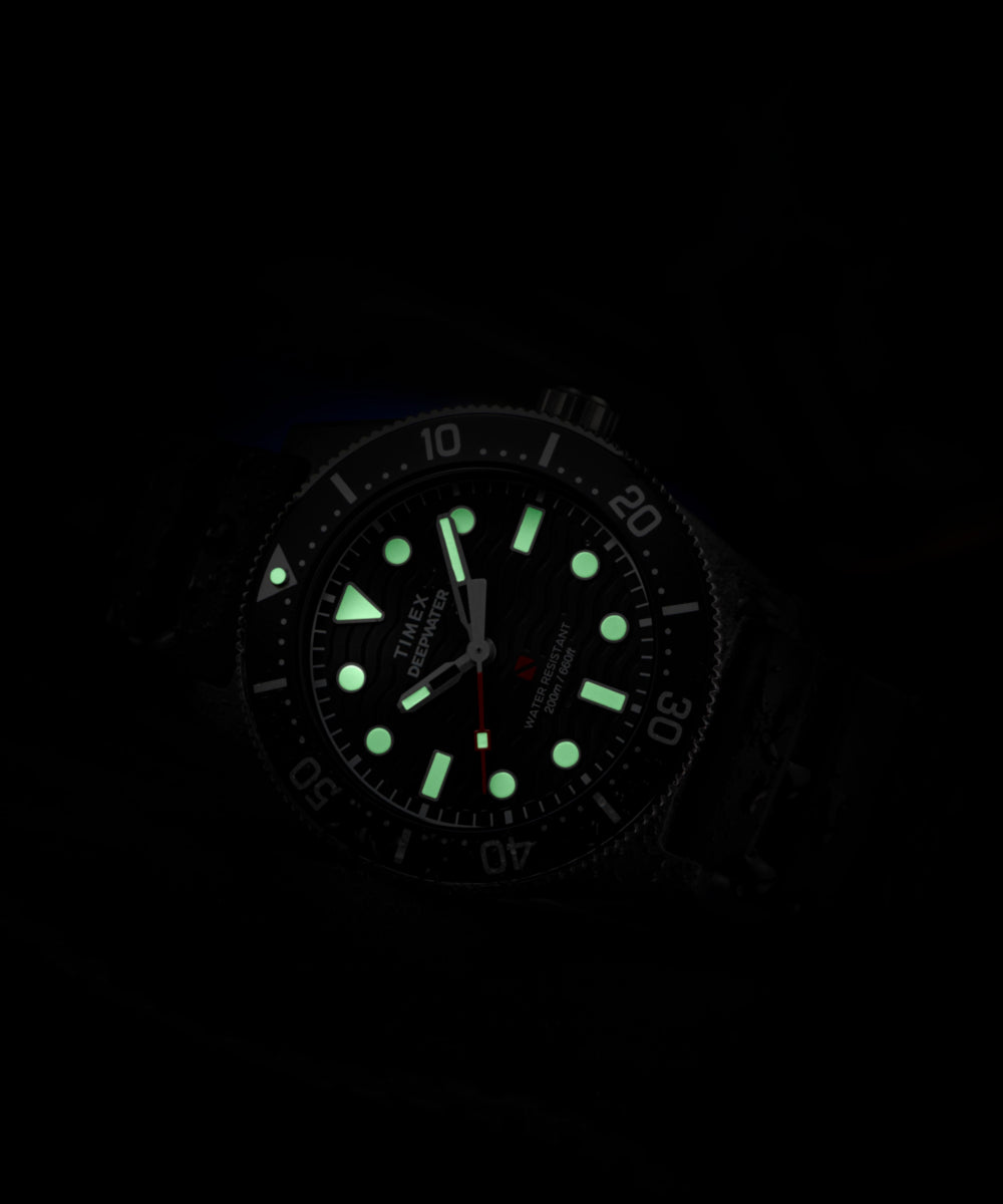 Deepwater Reef 200 XCF 43mm Synthetic Rubber Strap Watch