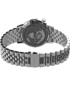 Marlin® Moon Phase Multifunction 40mm Stainless Steel Bracelet Watch