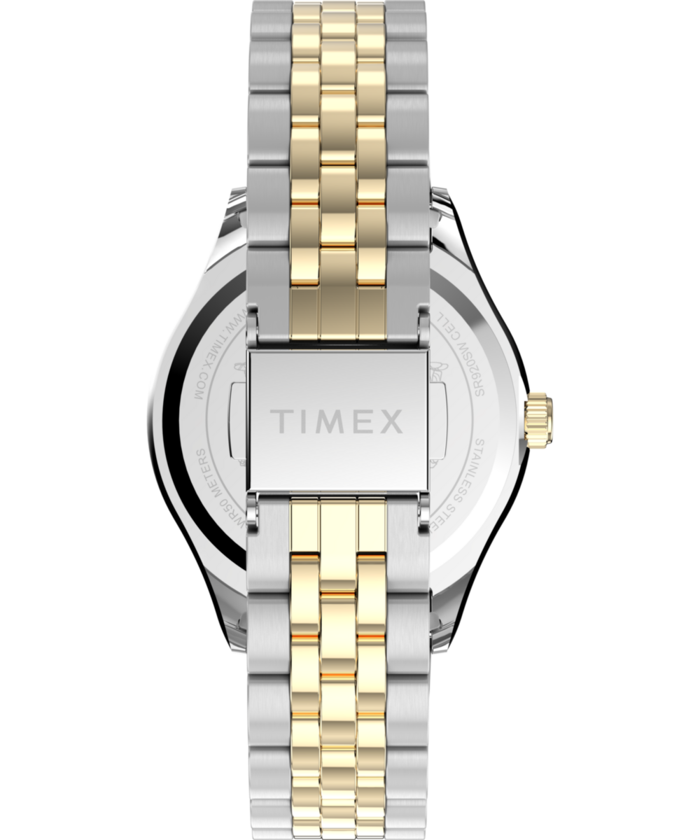 Timex x Peanuts® Timex Legacy Bowtie 34mm Stainless Steel Bracelet Watch