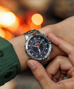 Expedition Tide-Temp-Compass 45mm Stainless Steel Bracelet Watch