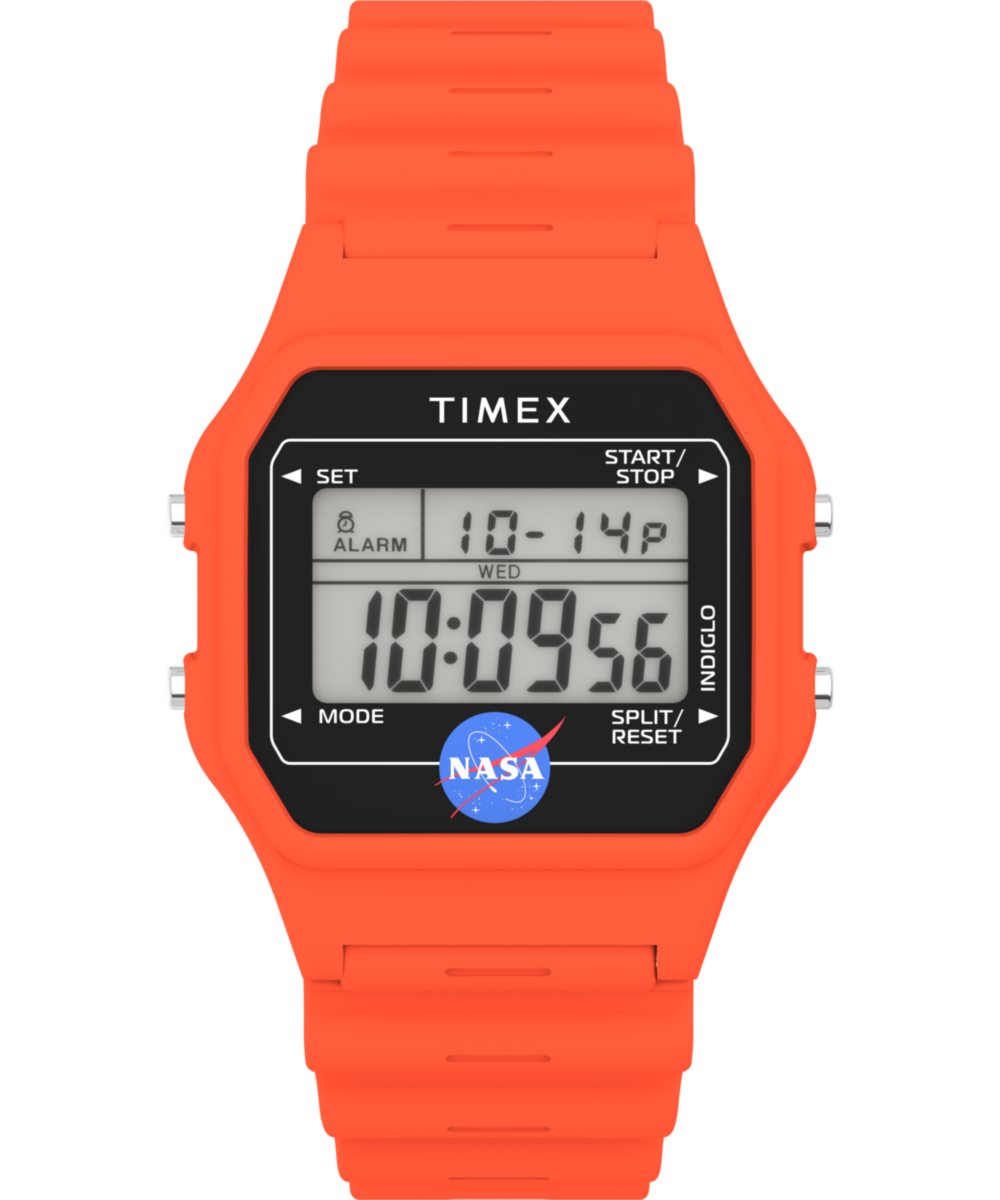 Timex Main Street NASA Artemis Digital 36mm Resin Strap Watch