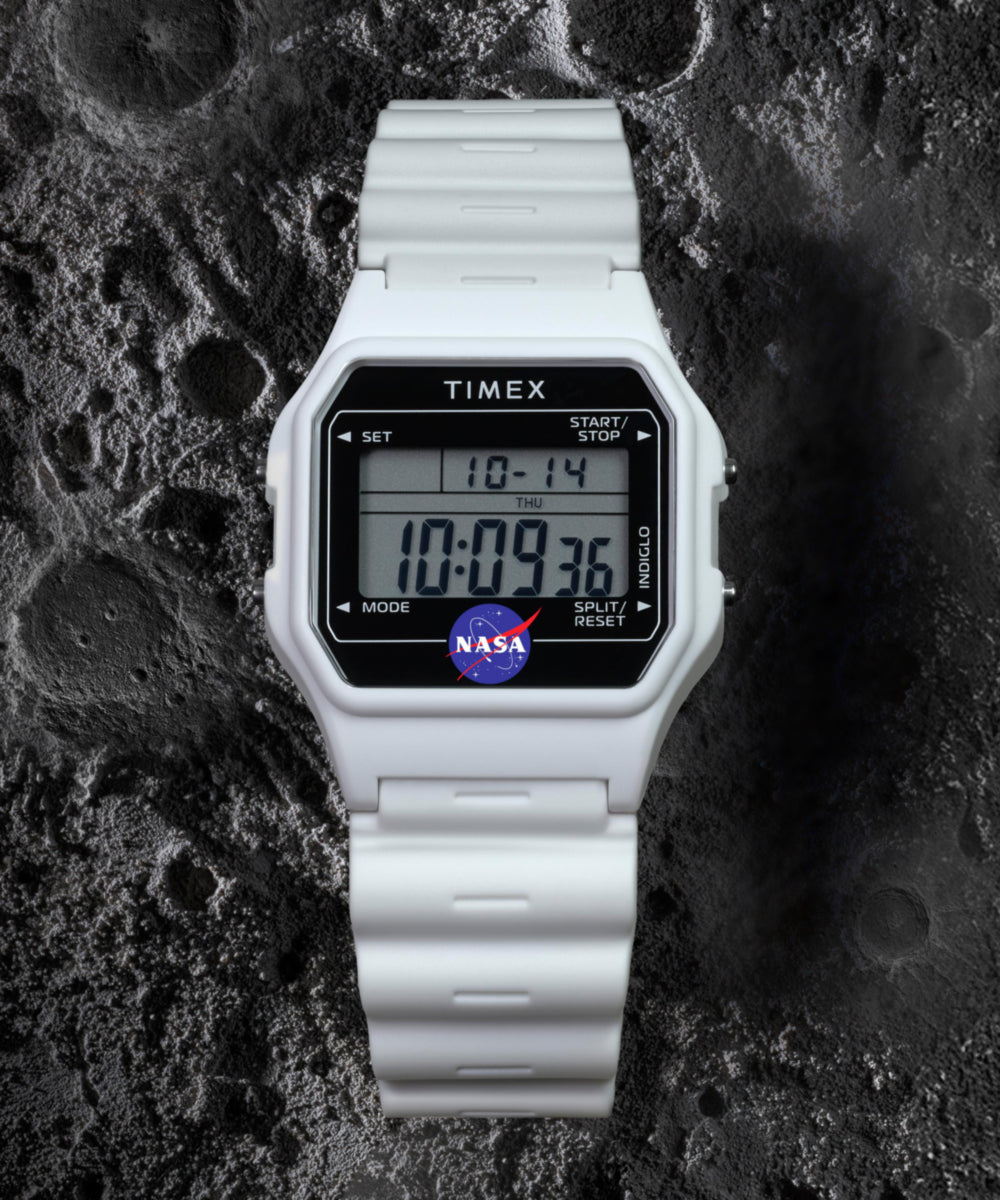 Timex Main Street NASA Artemis Digital 36mm Resin Strap Watch