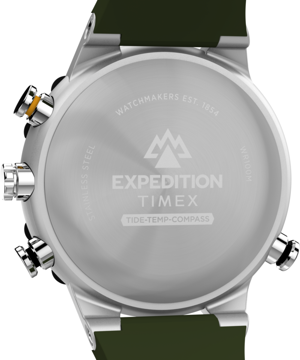 Expedition® Tide-Temp-Compass 45mm Silicone Strap Watch