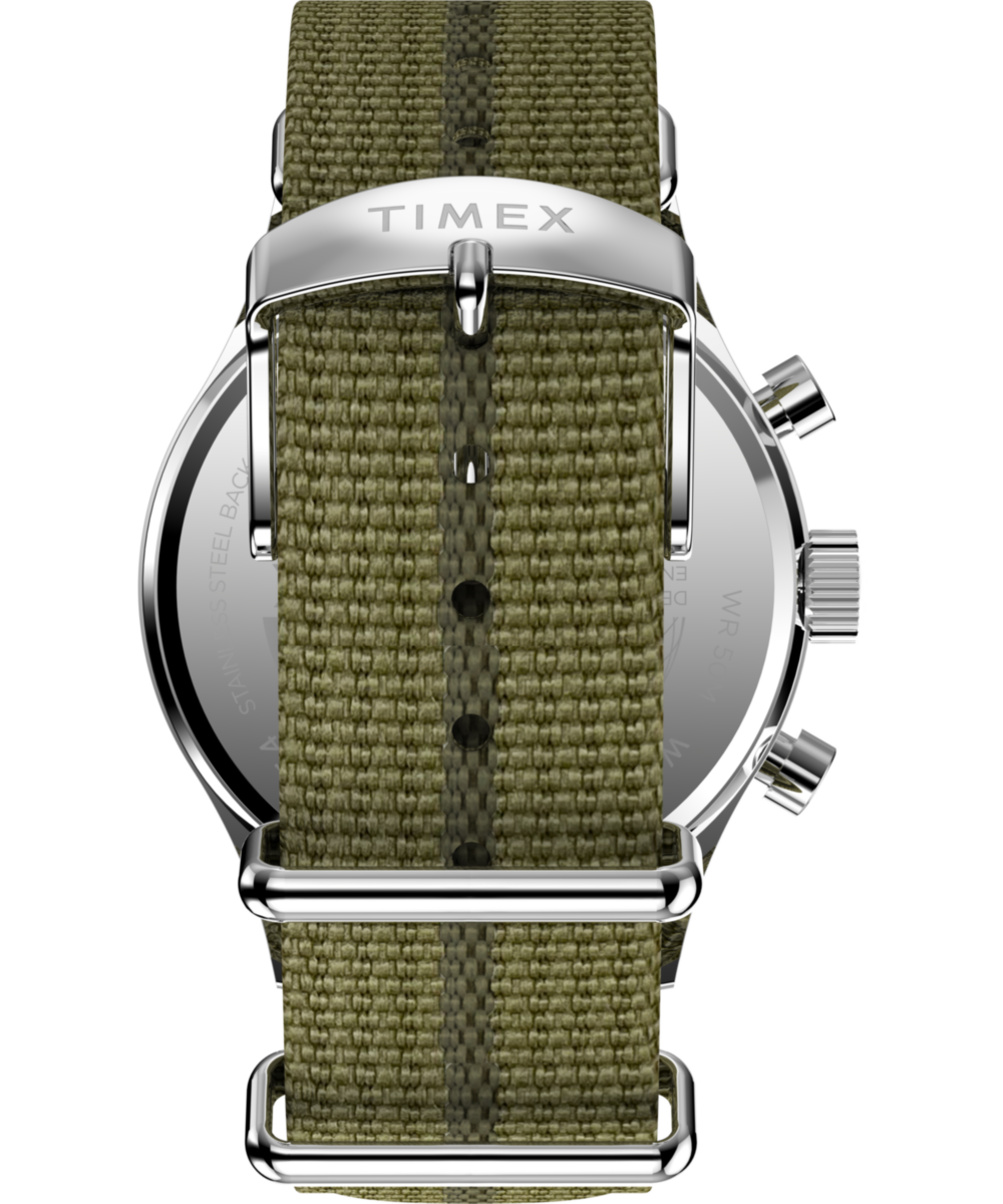 Timex Weekender New England Chronograph 40mm Eco-Conscious Fabric Strap Watch