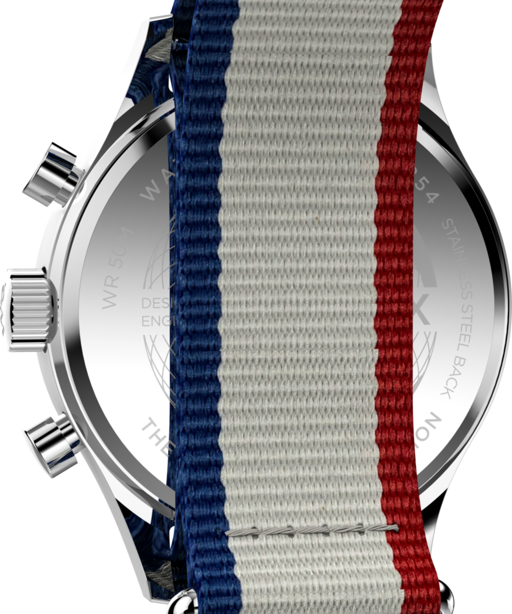 Timex Weekender New England Chronograph 40mm Eco-Conscious Fabric Strap Watch