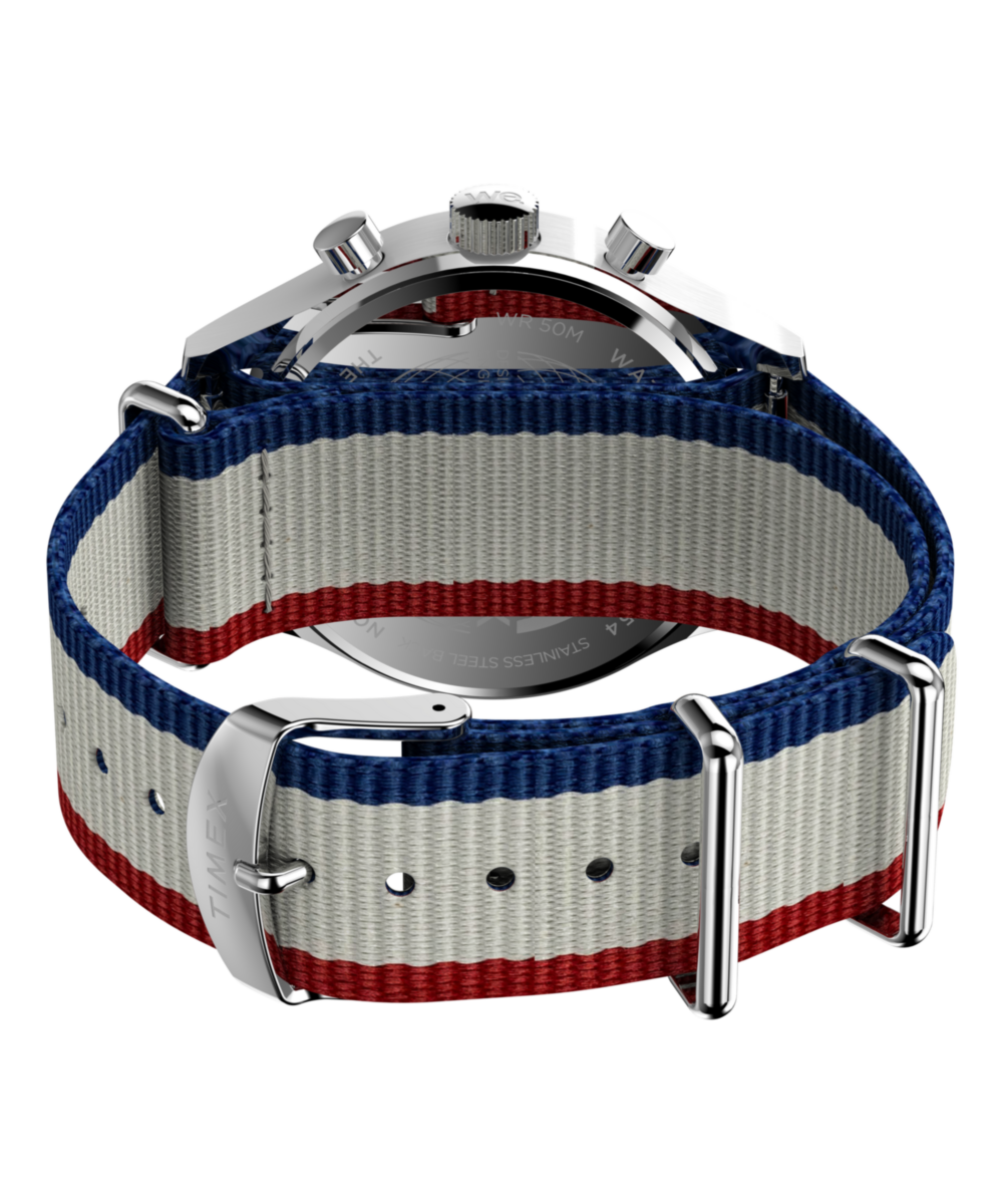 Timex Weekender New England Chronograph 40mm Eco-Conscious Fabric Strap Watch