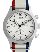 Timex Weekender New England Chronograph 40mm Eco-Conscious Fabric Strap Watch