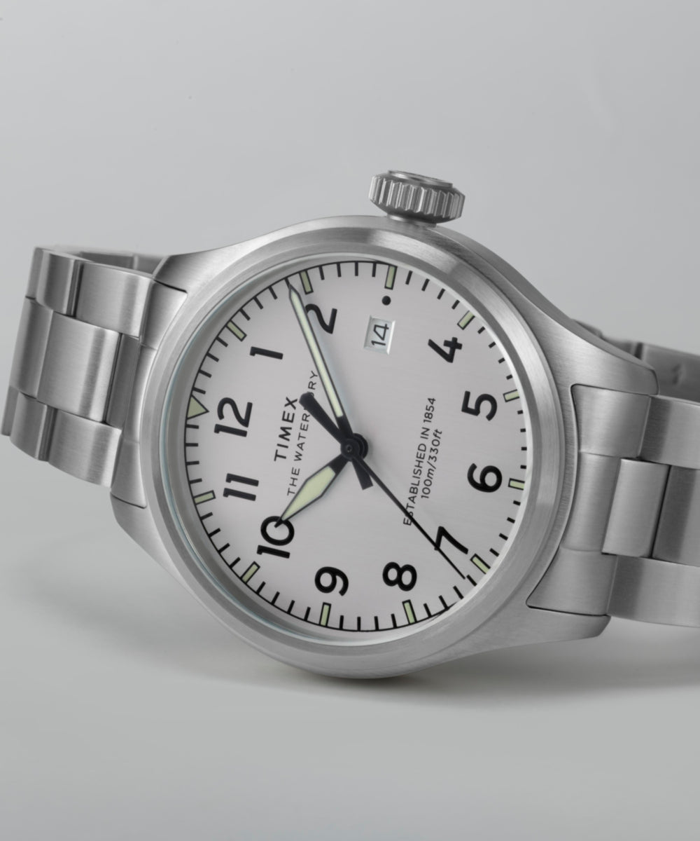 Waterbury Ace 41mm Stainless Steel Bracelet Watch