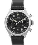 Waterbury Ace Chronograph 41mm Leather Strap Watch