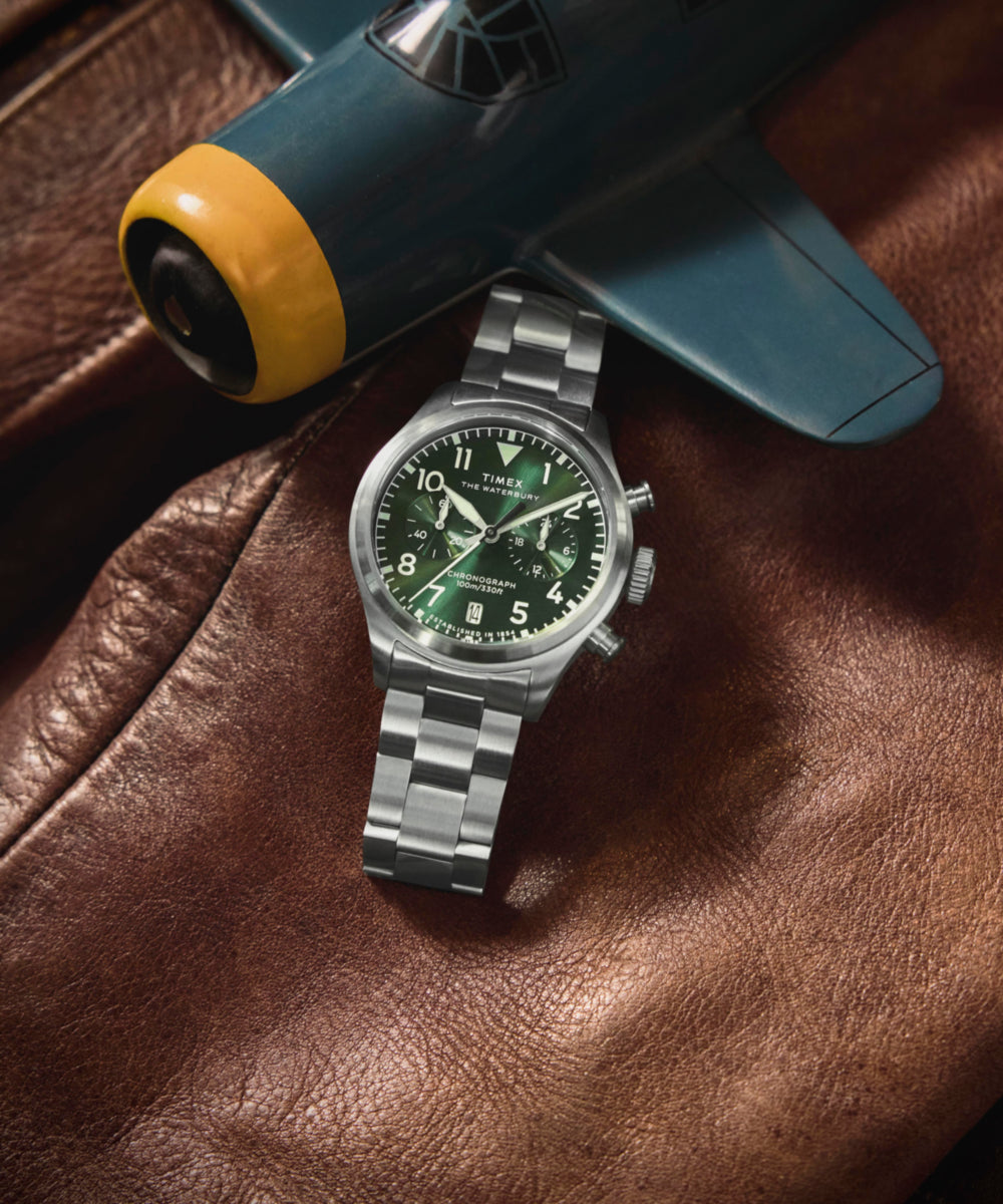 Waterbury Ace Chronograph 41mm Stainless Steel Bracelet Watch