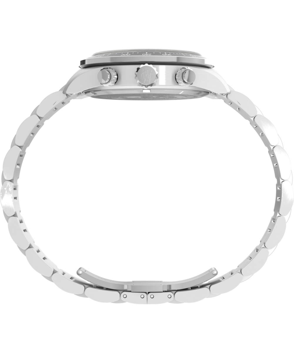 Waterbury Heritage Chronograph 39mm Stainless Steel Bracelet Watch  