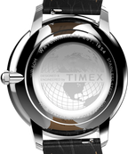 Waterbury Metropolitan Sub-Second 39mm Leather Strap Watch 