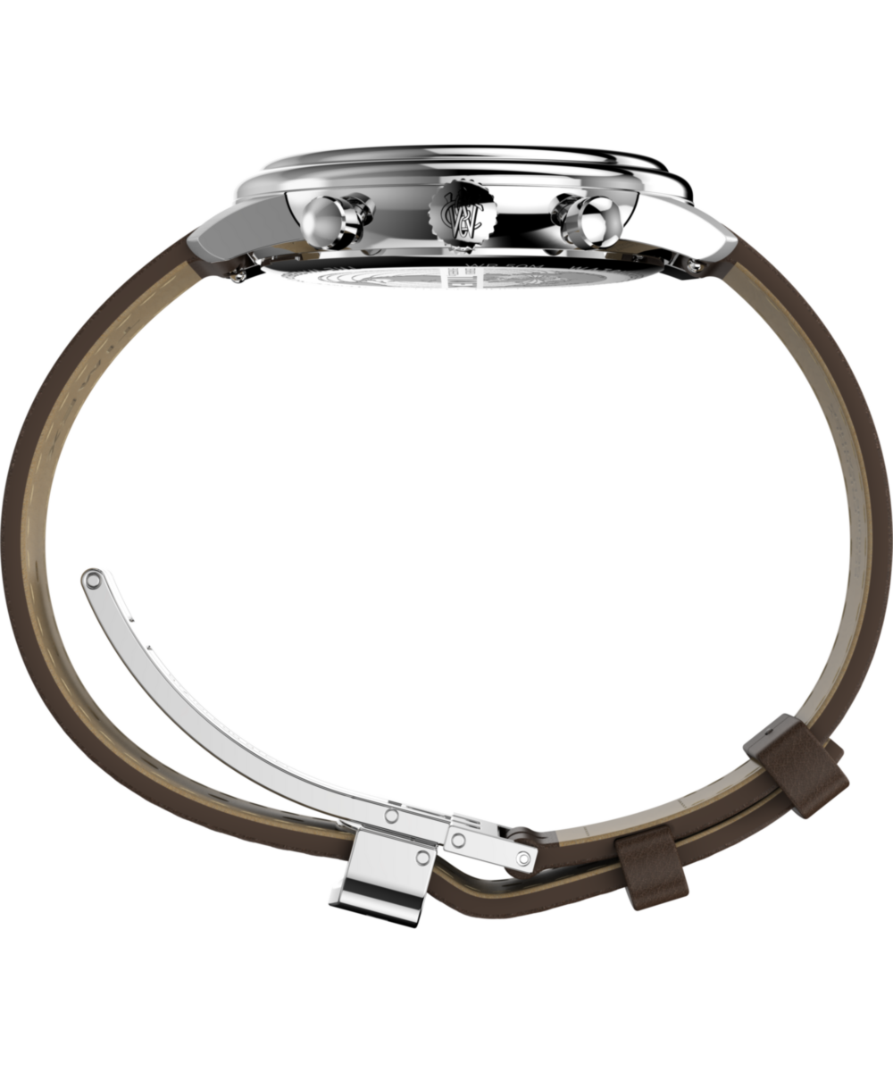 Waterbury Metropolitan Chronograph 41mm Leather Strap Watch 