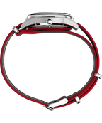 Marlin® Jet Quartz 38mm Fabric Strap Watch