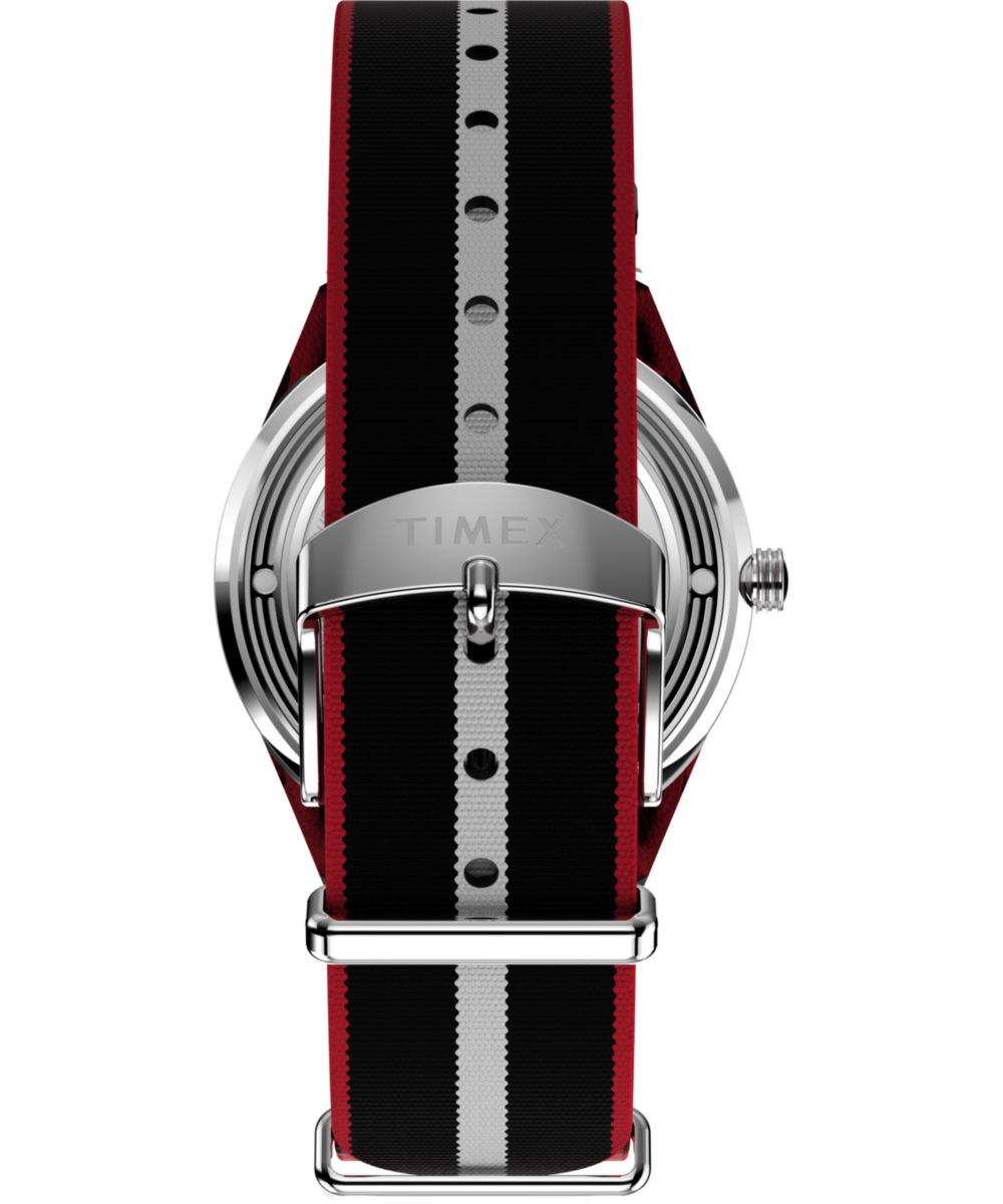 Marlin® Jet Quartz 38mm Fabric Strap Watch