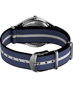 Marlin® Jet Quartz 38mm Fabric Strap Watch