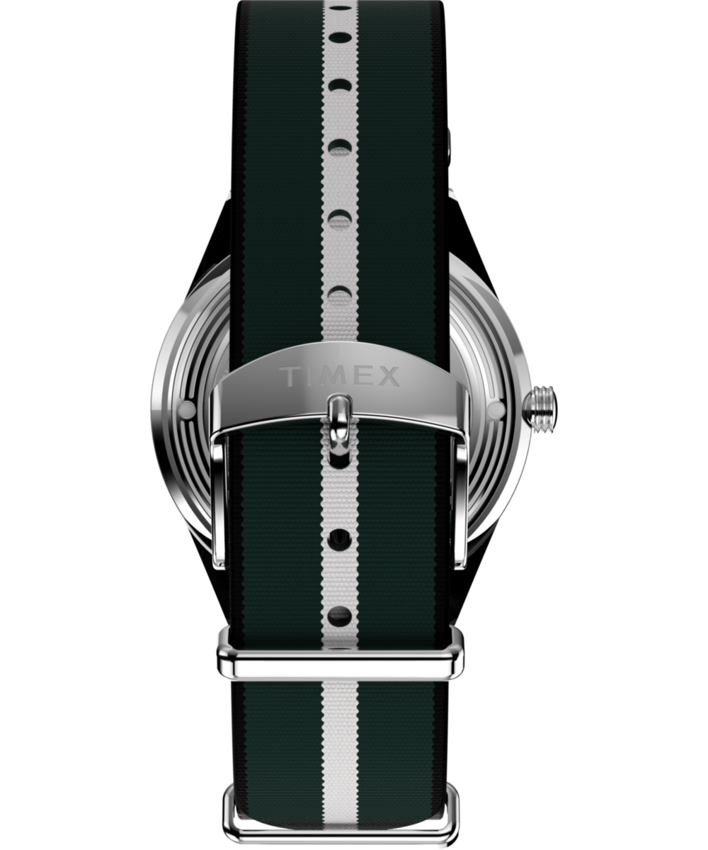 Marlin® Jet Quartz 38mm Fabric Strap Watch