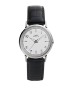 Marlin® Quartz 34mm Leather Strap Watch