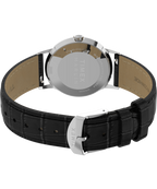 Marlin® Quartz 34mm Leather Strap Watch