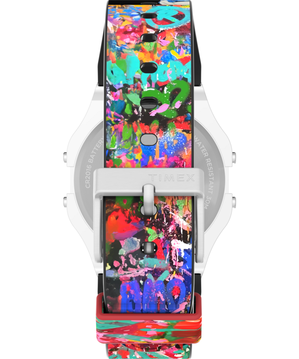 Timex T80 x TVBOY 34mm Resin Strap Watch