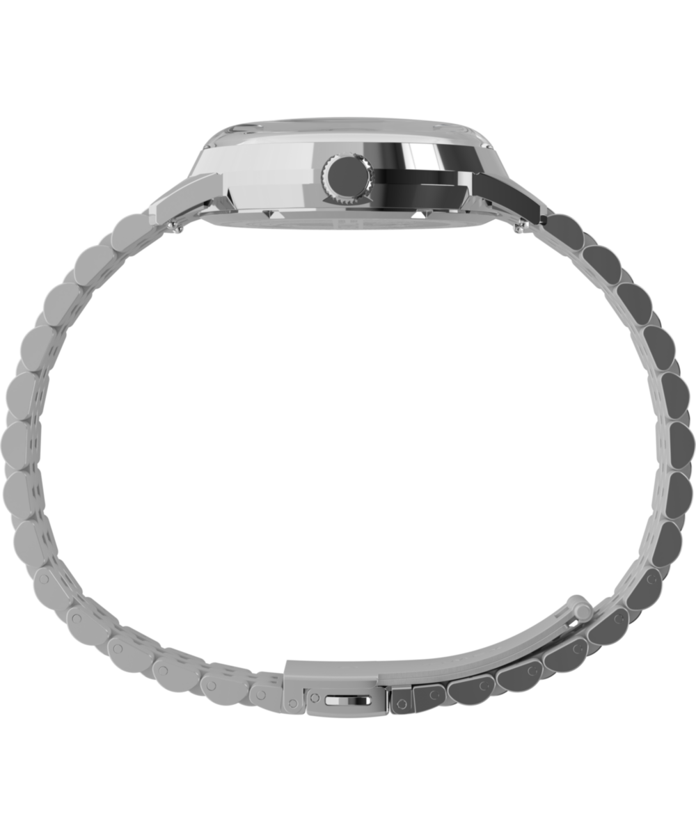 Marlin® Quartz GMT 40mm Stainless Steel Bracelet Watch