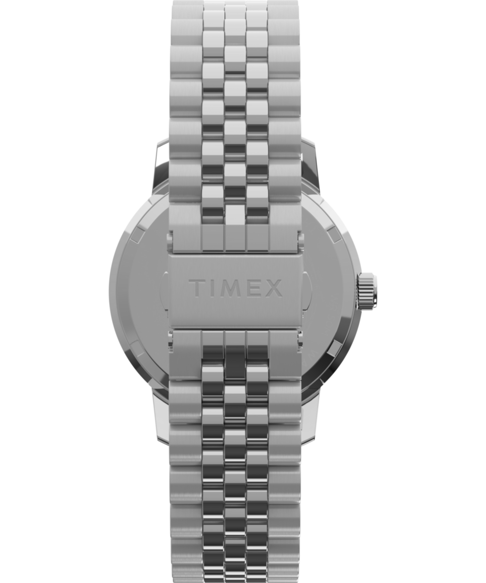 Marlin® Quartz GMT 40mm Stainless Steel Bracelet Watch