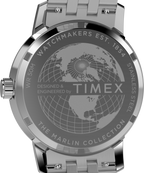 Marlin® Quartz GMT 40mm Stainless Steel Bracelet Watch