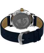 Marlin® Quartz GMT 40mm Leather Strap Watch