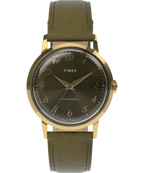 Timex x Todd Snyder 34mm Leather Strap Watch