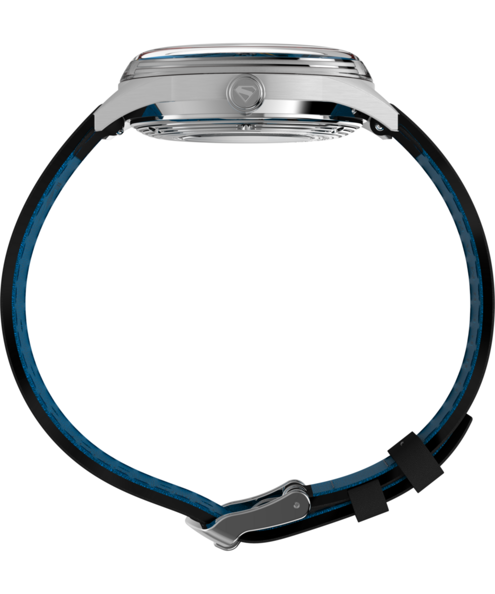 Timex x Superman Marlin® Jet Automatic 38mm Leather Strap Watch