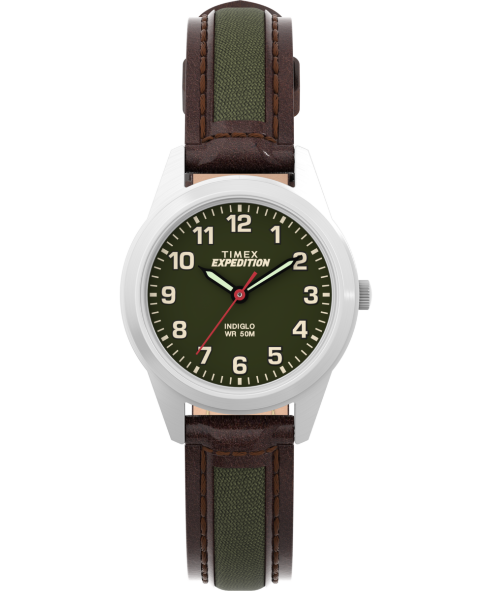 Expedition Field Mini 26mm Leather Strap Watch