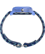 TIMEX TIME MACHINES® 29mm Blue Shark Elastic Fabric Kids Watch