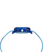 TIMEX TIME MACHINES® 29mm Blue Soccer Elastic Fabric Kids Watch