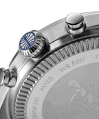 Timex X Pan Am Chronograph 42mm Leather Strap Watch