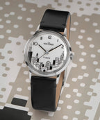 Timex | The New Yorker Marlin® Hand-Wound 34mm Leather Strap Watch